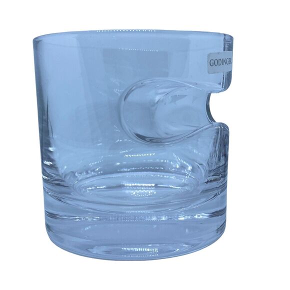 Whiskey Glass And Cigar Rest In One Godinger Double Old Fashioned Replacement - Picture 2 of 4